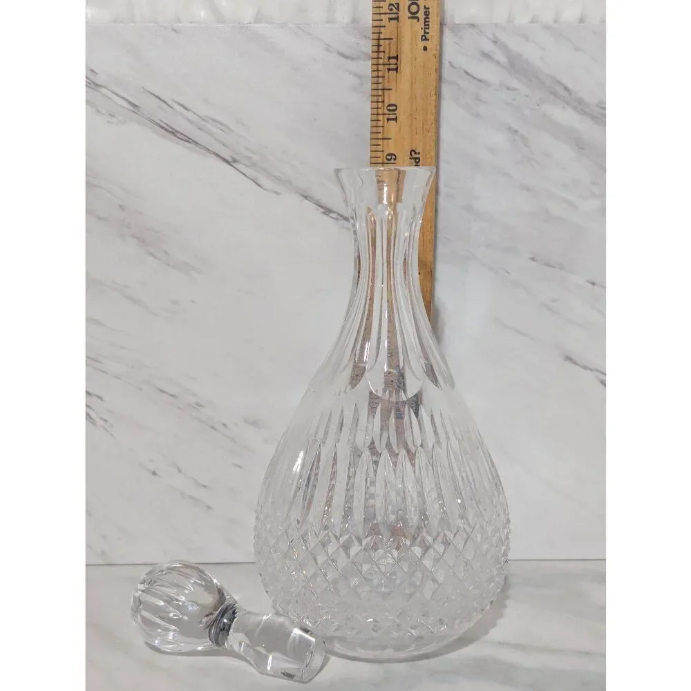 Unknown Brand Cut Lead Crystal Decanter With Stopper Glassware